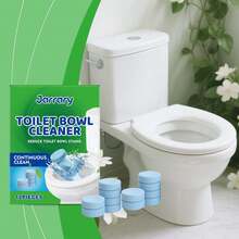 JUE FISH Automatische Toilettenreiniger-Tabletten, langanhaltender frischer blauer Spülkastenreiniger, keine Schrubben Tiefenreinigung, entfernt Urinflecken und Kalkablagerungen, 12 Stücke - Mehrere Formen - Übersicht 10