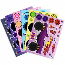 6pcs Monster Truck Expression Stickers, Truck Stickers, Custom Racing Decals, Waterproof Stickers, Suitable For Water Bottles, Laptops, Phone Cases, Journals, Scrapbooks, Planners And Party Favors - Multicolor - View 7