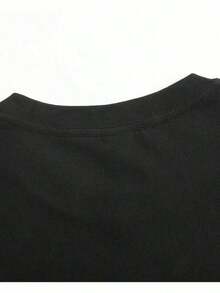 Summer Tops For Women, Printed T-Shirts, Summer Clothing – Casual, Comfortable, And Simple. T-Shirts Made Of Pure Cotton. - Black - View 3