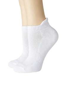 1/5/6/10/20/30 Pasang Kaos Kaki Jala Pendek Putih Pria, Bernapas dan Nyaman, Dengan Penopang Lengkungan Kaki, Cocok untuk Dipakai di Pergelangan Kaki - Putih - View 27