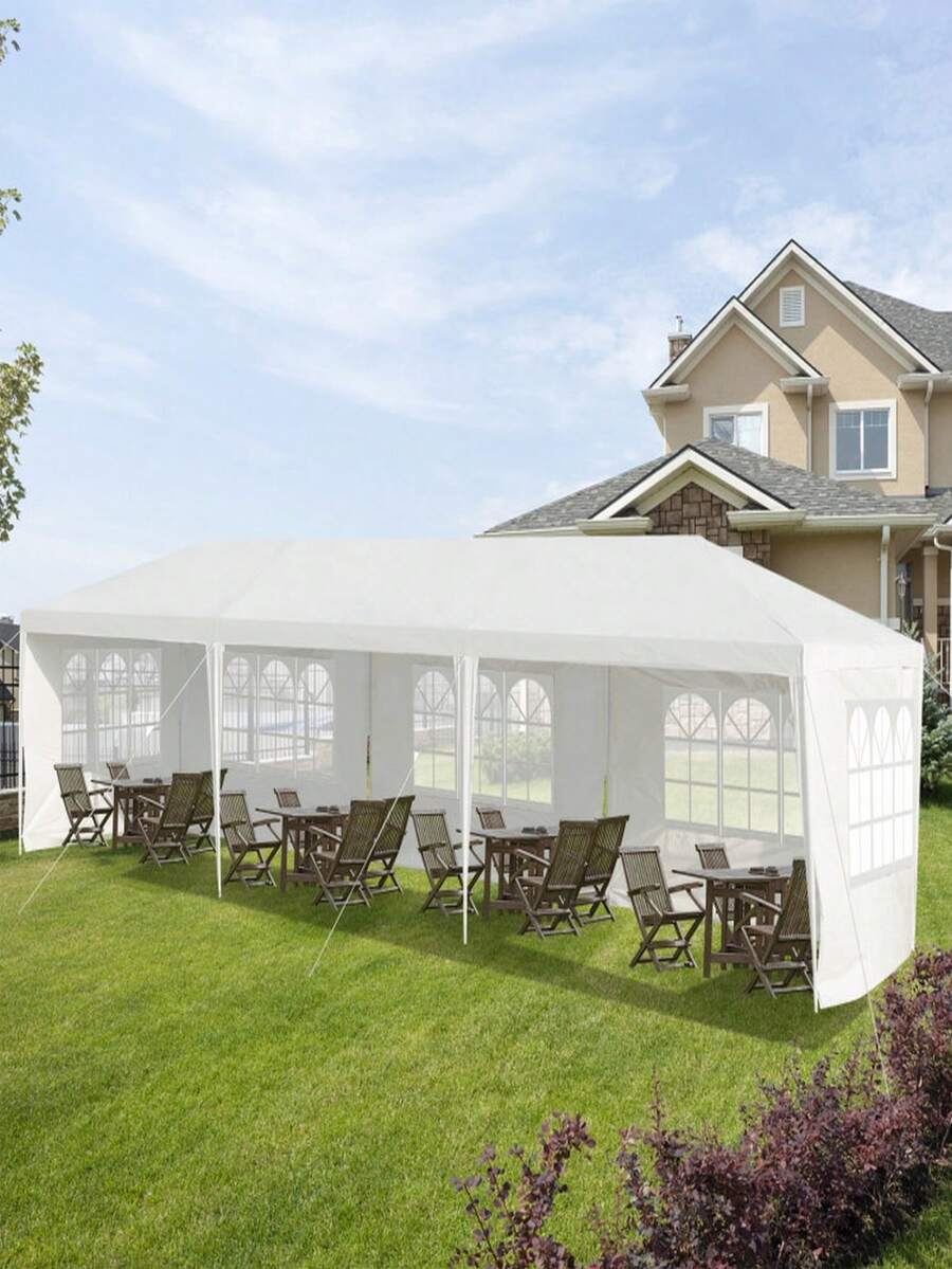 10x30 FT Pop Up Camping Tent With 5 Removable Sidewalls – Heavy Duty Sun Canopy For Outdoor Party & Wedding, Picnic & Beach Essentials, Summer Camping Must Haves, Great Fathers Day Gift, Travel & Patio Furniture.Her Grad & Dad Gift
