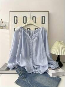 Women Blouses & Shirts - Green - View 2