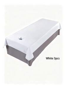 1 pieza Sábana de masaje de spa impermeable y resistente al aceite - Lavable a máquina, de poliéster, adecuada para salones de belleza (Nota: El material es impermeable y relativamente rígido) - Multicolor - Ver 16