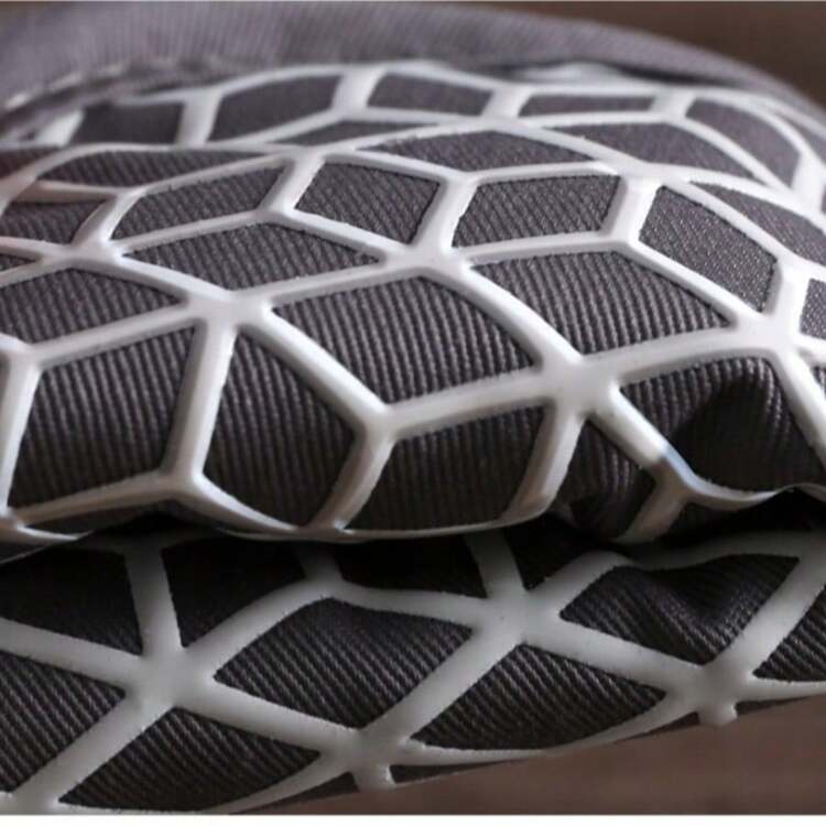 OVEN GLOVE, POT MAT, 2 IN 1 COTTON SILICONE - Black - View 4