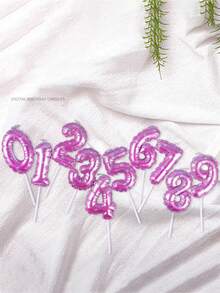 Star Love Print Digital Birthday Candle Plug-In, Baking Cake Decoration Candle Plug-In - View 10