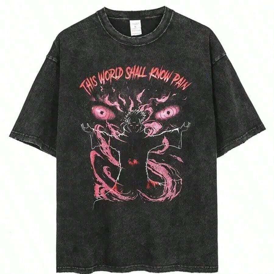 T-Shirt, Sematary T-Shirt, Designer Clothing For Men, New Arrival Tops & Tees, Short Sleeve, Crew Neck, New Arrival, Harajuku Style - 黑色 23 - 查看 1
