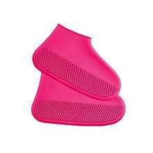 Silicone Shoe Protector Size L, Waterproof, Elastic And Portable - Rose Red - View 11