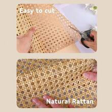 16-Inch Wide Natural Rattan Webbing 40-Inch Long (3.3 Ft.) Rattan Webbing Rolls For Furniture,Chairs, Cabinets,Ceilings - Single Piece - View 6