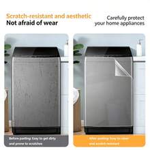 1 Roll Self-Adhesive High Gloss Transparent Furniture Protection Film - Waterproof And Moisture-Proof, Suitable For Refrigerator, Elevator Door, Kitchen Cabinet Renovation, Easy To Install And Remove, Modern Wall Decor Wallpaper - 1PC - View 11