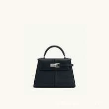 Sac à main pour femme, sac bandoulière, sac porté croisé pour les trajets domicile-travail - Noir - Voir 2