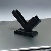 1 buah Rak Kartu Nama Cetak 3D Kreatif Gaya Industri, Stand Pajangan Kartu Meja, Organizer Meja Gaya Bengkel Modern Minimalis, Penyimpanan Kantor Tahan Lama, Cocok untuk Dekorasi Meja Kantor/Kerja/Bangku Kerja, Rak Kartu - MultiWarna - View 7
