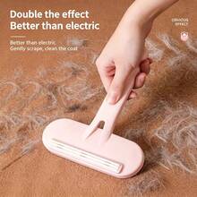 2-In-1 Dual-Effect Hair Removal Design, Electrostatic Adsorption To Remove Lint, Does Not Damage Fabric, One-Button Cleaning Lint And Hair Removal Tool - Hồng - Xem 9