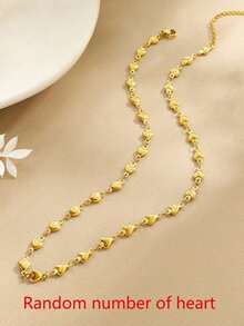 Nooxian Minimalist Chain Necklace - Yellow Gold 5 - View 6