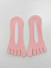1/5 Pairs Summer Thin Starry Sky Invisible Five-Finger Boat Socks (Socks Not Included) - Multicolor - View 12