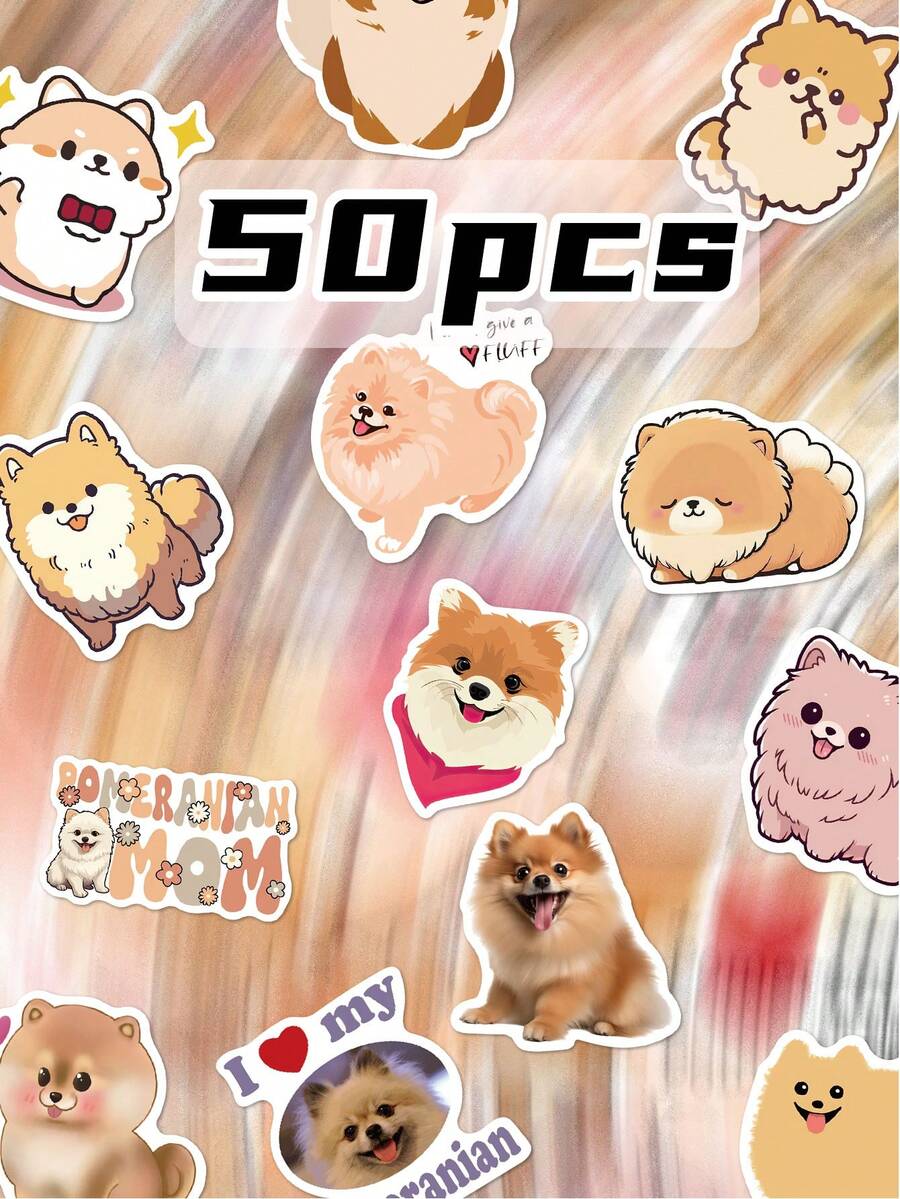 50件多樣獨特設計的博美犬貼紙,非常適合裝飾摩托車頭盔、耳機、書架和手機殼。以可愛療癒寵物和小眾風格為特色,是冬季和新年的理想選擇。 - 查看 1