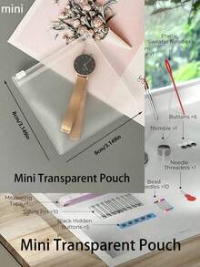 Portable Adult Sewing Kit (1 Set) - Includes Thread, Needles, Scissors, A Tape Measure, Buttons, A Thimble, And More. Suitable For Emergency Repairs While Traveling And For DIY Crafting Projects. An Ideal Gift For Friends, Family, Students, And Those - A - View 10
