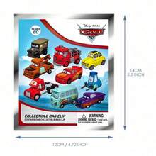 1PC Disney Officially Licensed Cars3 Blind Bag Keychain 3D Collectible Clip For Holiday Decor New Year Present - Multicolor - View 2