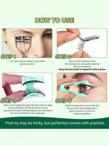 3D Magnetic Eyelashes – Easy To Apply, Reusable & Waterproof, Natural Look For Daily Wear, Parties & Festivals - View 3