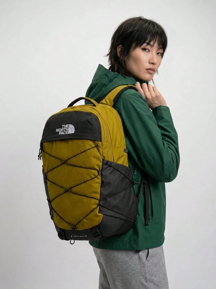 The North Face Borealis Men Hiking Rucksack Deep Dijon / TNF Black - Deep Dijon/TNF Black - View 1