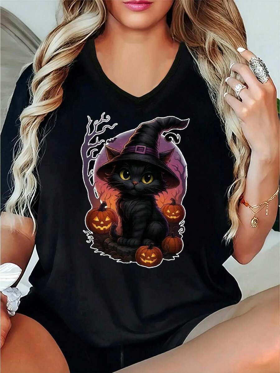 Women T-Shirts - Black - View 1