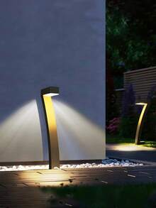LED Solar 7-Shaped Ground Lights, Yard Decorative Lights, Suitable For Lawn, Garden, Outdoor, Park Landscape Atmosphere Lighting Ground Lights, Lighting Lights, Solar Ground Lights - Floor Lamp - View 6
