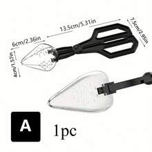 1pc Reptile Insect Tweezers, Transparent Insect Catcher, Suitable For Lizards, Turtles, Frogs, Spiders, Crickets, Cockroaches - No Electricity Required, 3 Sizes Available, Reptile Insect Gripper - Black - View 5