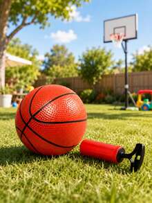 Aufblasbares Baby Basketball Spielzeug / Outdoor Spielzeug / Spielzeug Schläger / Handgehaltener Ball / Geeignet für Partys und Geburtstagsgeschenke - Verschiedenfarbig - Übersicht 1