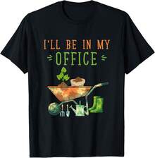 Nature Horticulture Lover Gardener Gift Funny Gardening Gift Unisex T-Shirt - 黑色 - 查看 1