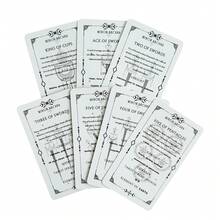 Baraja de aprendizaje de tarot para principiantes - 78 cartas con significados - Gris Claro - Ver 7
