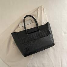 Bolso de mano moderno y versátil para mujer, estilo casual elegante con un toque de alta gama, bolso de hombro estiloso ideal para ir de compras. - marrón - Ver 8