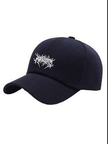 1pc Deep Blue Unisex Baseball Cap, Adjustable Outdoor Sun Protection Casual Hat, Suitable For Spring, Autumn, Summer Travel, Beach, Party - Navy Blue - View 9