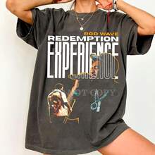 C.Omfort Colors R.Od Wave The Redemption Experience Tour 2026 T-Shirt - Black - View 1