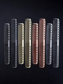 CTZIHGAO 1/4入組專業美髮梳組，金屬美髮梳，女性美髮梳，理髮師理容梳，不鏽鋼鬍鬚梳，美髮梳，鬍鬚梳，專業鋁製美髮梳組：長剪髮梳、短造型梳、手柄梳及尾梳，防靜電梳，理髮師美髮梳組 - 彩色 - 查看 16