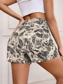PETITE Pantalones cortos vaqueros de mujer simples y de moda, apropiados para el verano - Multicolor - Ver 2