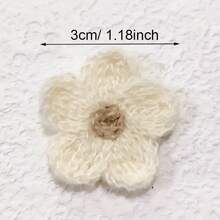 6/12/18Pcs Floral Applique Patches, Suitable For Clothing, Hats, Shoes, Crafts, Sewing Supplies, Fabric Patches, Headwear, Embroidery Flower Pieces, DIY Clothing, Shoes, Hats Accessories - Multicolor - View 11