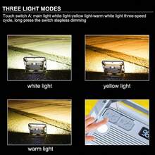 Rechargeable Super Bright Camping Lights Magnetic Torch Portable Work Light Maintenance Lamp Outdoors Super Bright Tent Lantern - Multicolor - View 6