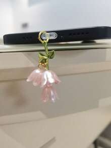 Fengling Lan Mobile Phone Dust Plug, Compatible With Apple Lightning Android Type-C Interface Mobile Phone Dust Plug, Super Cute Mobile Phone Decoration Pendant, - Pink - View 9