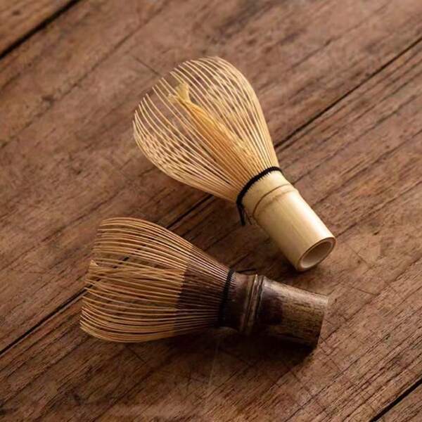 High-End, Light Luxury Bamboo Real Tea Whisk/Matcha Brush, Craft Tool, Japanese Style, White Bamboo3