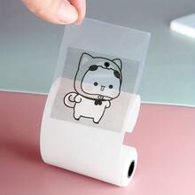 2/4 cuộn giấy in nhiệt tự dính trong suốt – Giấy thay thế cho máy in mini, không cần mực, hoàn hảo cho in ảnh tức thì, sổ tay, nhãn dán kế hoạch và các dự án DIY. - Xem 6