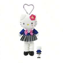1 pieza Lindo peluche de Hello Kitty de piernas largas de Sanrio, muñeca decorativa con clip en forma de corazón para bolso/teléfono, disponible en varios colores, regalo festivo - Multicolor - Ver 14