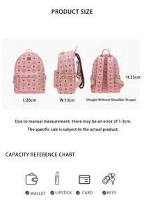 Mcm Stark Visetos Series Printed Men's Backpack MMKEAVE15PZ001 - 柔粉紅MMKEAVE15PZ001 - 查看 11