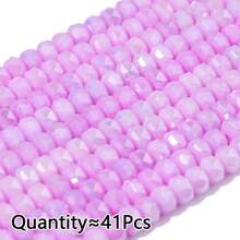 Aproximadamente 41 piezas de cuentas de vidrio rondelle de 6mm de colores variados, materiales para hacer joyas DIY para collares, pulseras, aretes - Cuentas de porcelana teñidas con agua con forma de coche para hacer tú mismo - Ver 12