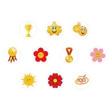 500pcs Reward Stickers For Children, Student Incentive Stickers, Kindergarten Kids Stationery Stickers, Office & Learning Supplies/Stationery Stickers/Doodle Stickers, Suitable For Birthday/Easter /Christmas/Family/Friends/Boys/Girls Gifts, Classmates School Gifts - 500pcs - View 4