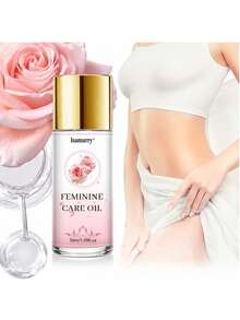 50ml Aceite esencial para el cuidado íntimo - Aceite de cuidado femenino suave, extraído de plantas, desodoriza, alivia la molestia, hidrata y reafirma el área íntima, fragancia natural - Floral - Ver 1