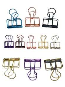 Multi-Functional Metal Clip Calendar Long Tail Clip Ticket Clip Phoenix Tail Clip Invoice Clip File Folder Swallow Tail Clip Creative Desktop Organizer - A - View 8