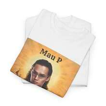 Camiseta Humorística de House Music: Atuendo del Festival Jesus Mau P - Negro - Ver 6