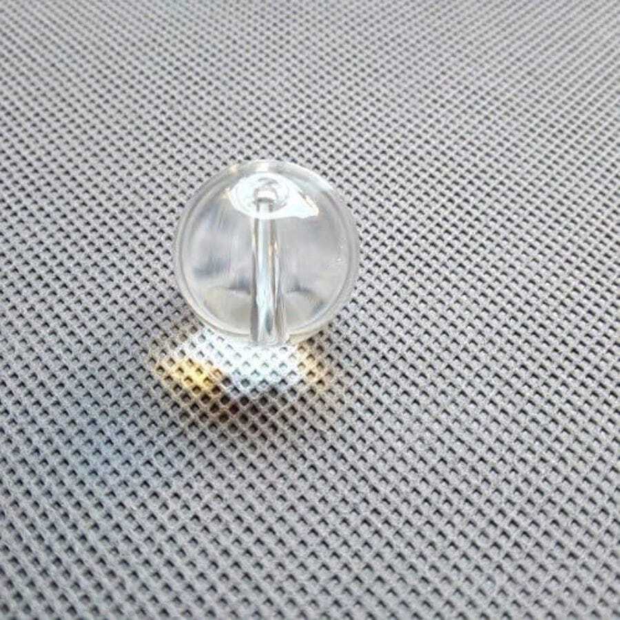 Pieces/Lot 22mm Round Glass Loose Transparent Beads 22mm Glass Beads - C - View 1