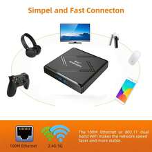 Q96 OHP TV98 ATV Pro Plus TV Box 8K 4K Dual-Band WIFI 4G 5G Bluetooth 5.0 Kontrol Jarak Jauh Suara Allwinner H313 Quad-Core Smart Android 14 IPTV Media Player - View 7