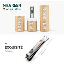 MR.GREEN Cortaúñas de Acero Inoxidable con Cuchillas Curvadas - Cortador de Uñas con Diseño Ergonómico y Corte Curvo y Afilado(Tamaño Mediano) - Grande - Ver 8