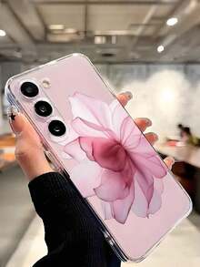 1 Piece Soft Phone Case With White Lily Flower And Butterfly, Compatible With Huawei Honor, , Galaxy A04e/12/A13/A14/A34/A50/A52/A53/A54/S21/S22/S23/S24/S25/S25Ultra, 6A/7A/8A, 12T/13T, International Version, Not Domestic Version, Spring Gift - 透明 10 - 查看 7
